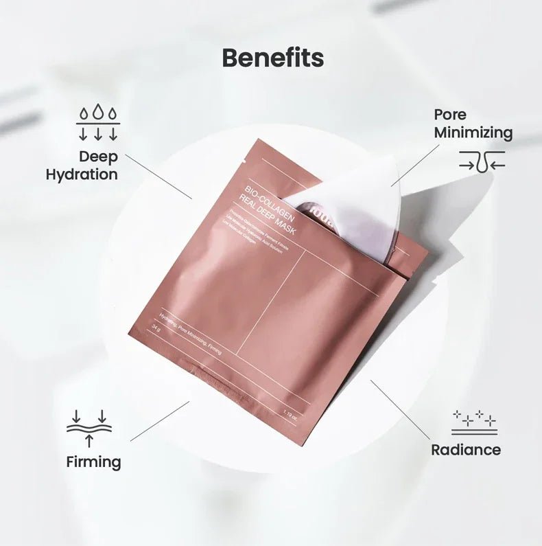 Maschera Bio - Collagene Riduci Rughe del 75% dopo 1 sola applicazione - Lyuna Beauty