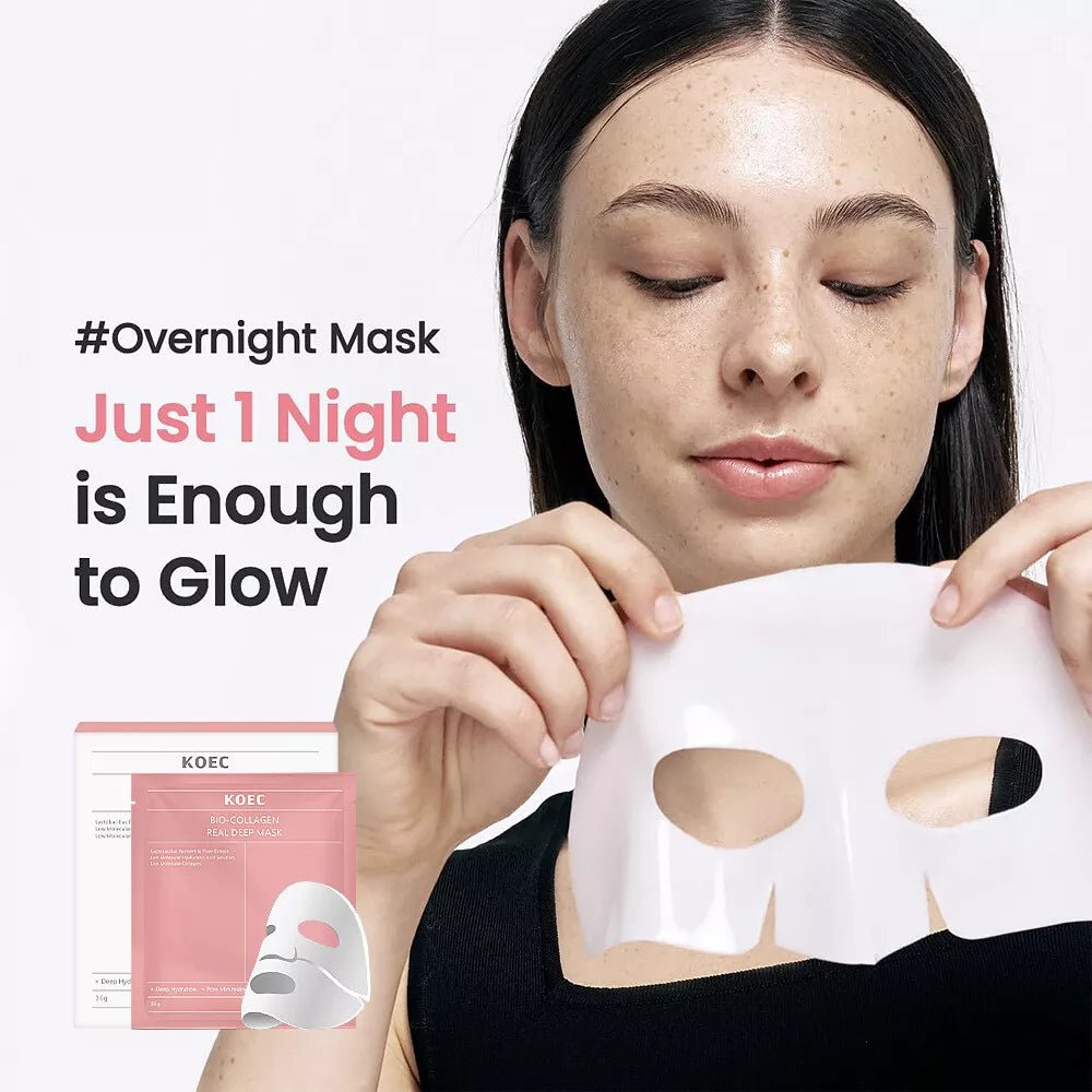 Maschera Bio - Collagene Riduci Rughe del 75% dopo 1 sola applicazione - Lyuna Beauty